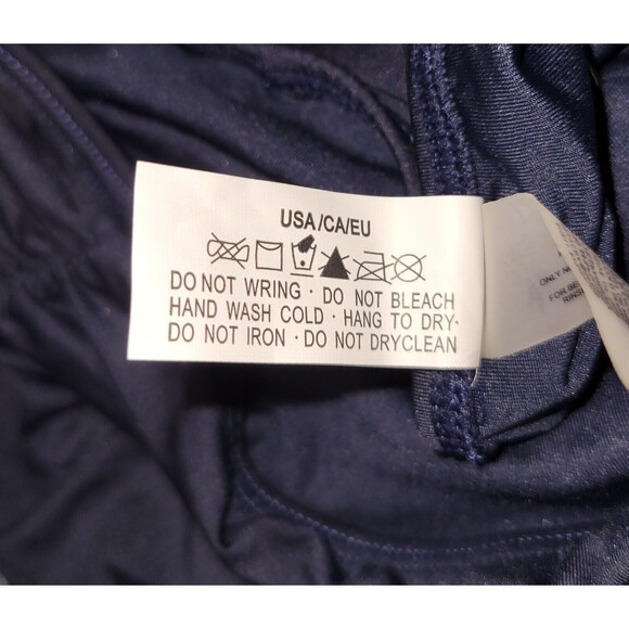 NEW Navy Women's Size 4XL XXXXL Plus Bikini Bottom High-Waist Swimwear - Picture 5 of 7